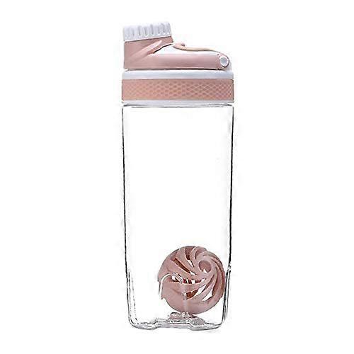 550/700ml BPA 粉红色蛋白质摇床瓶,适合健身房和健身爱好者