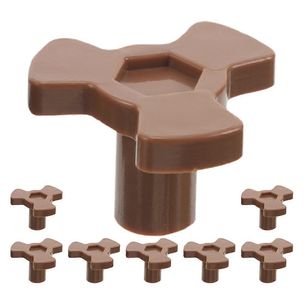 الميكروويف القرص الدوار موتور مقرنة المواد البلاستيكية دعم مستقر 8 قطع