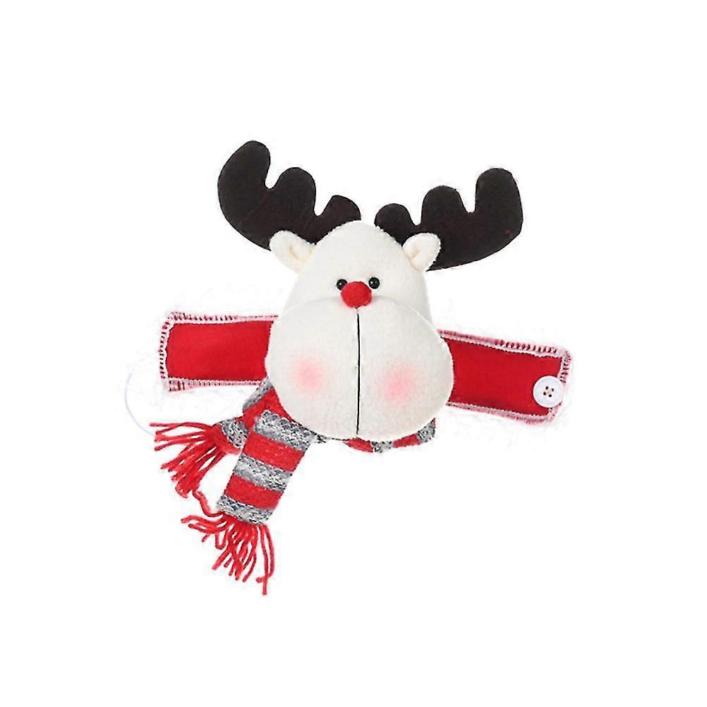 Creative Christmas Curtain Buckles, Reusable High-Quality Fabrics Santa Claus Snowman Elk Designs, Easy-to-Use Cute Buckle Classic Color Matching