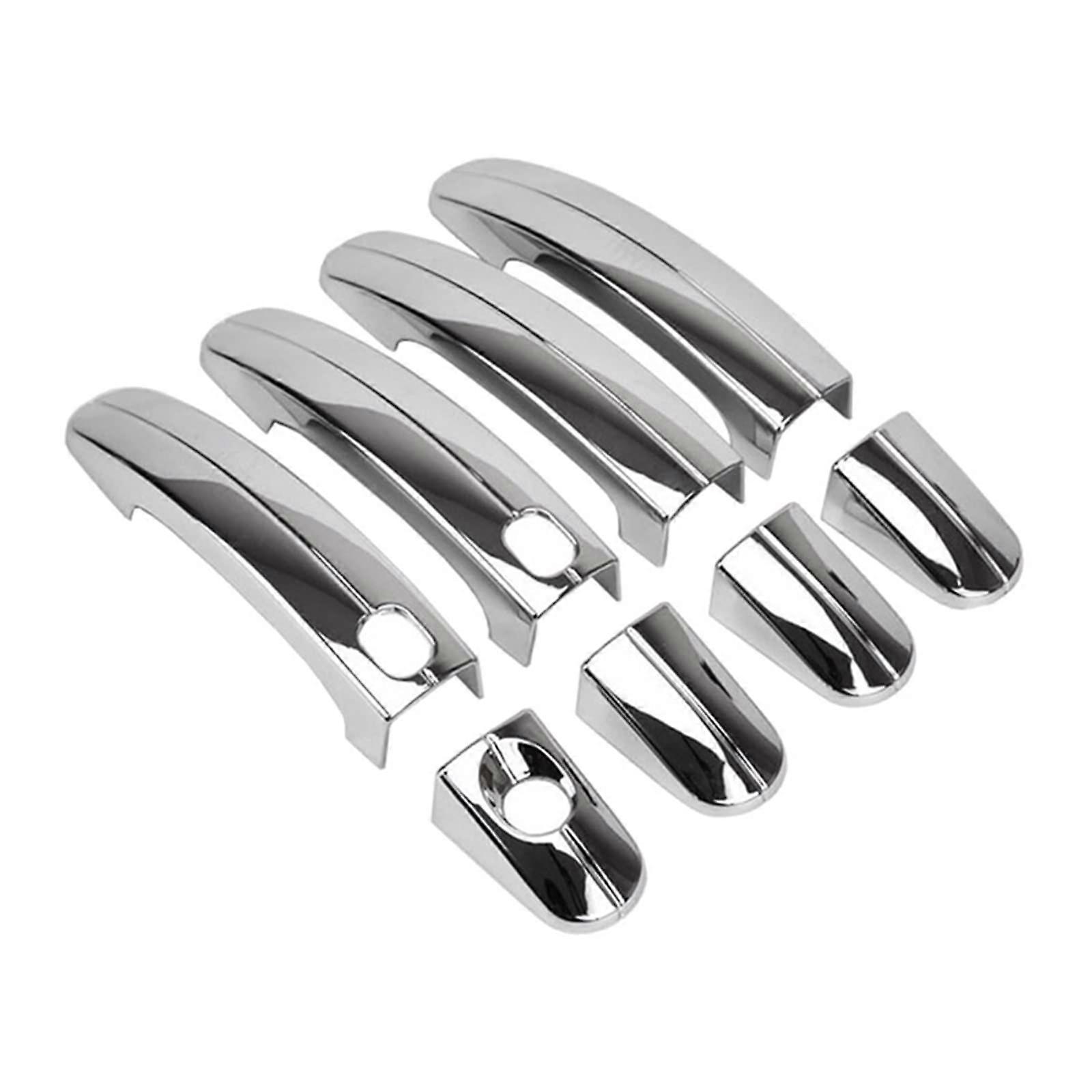 Exterior Door Handles Chrome Cover Trim for Ford Focus Mk2 Mk3, Escape, Kuga, C-Max, S-Max, Galaxy, Mondeo Mk4 Keyless Access