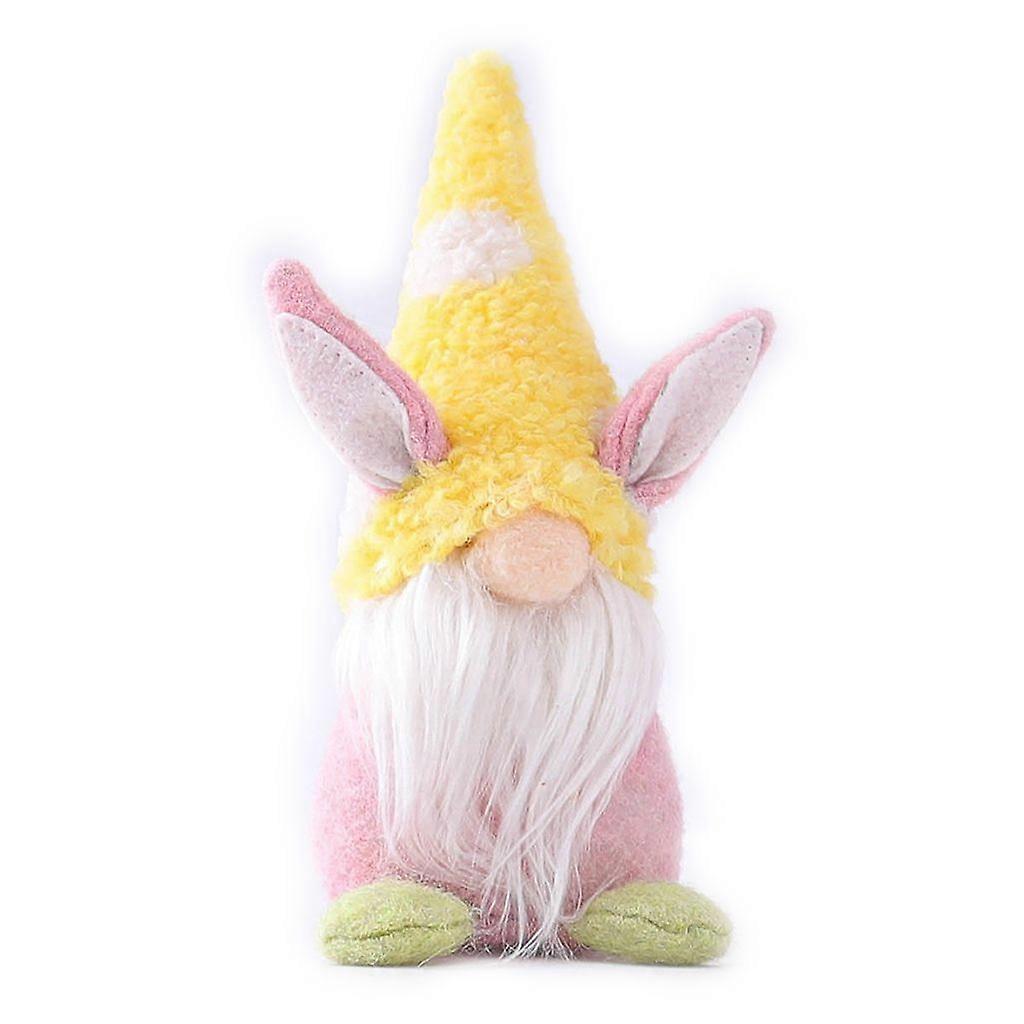 Easter Bunny Dwarf Decoration Easter Faceless for Doll Easter Plush Dwarf Family
