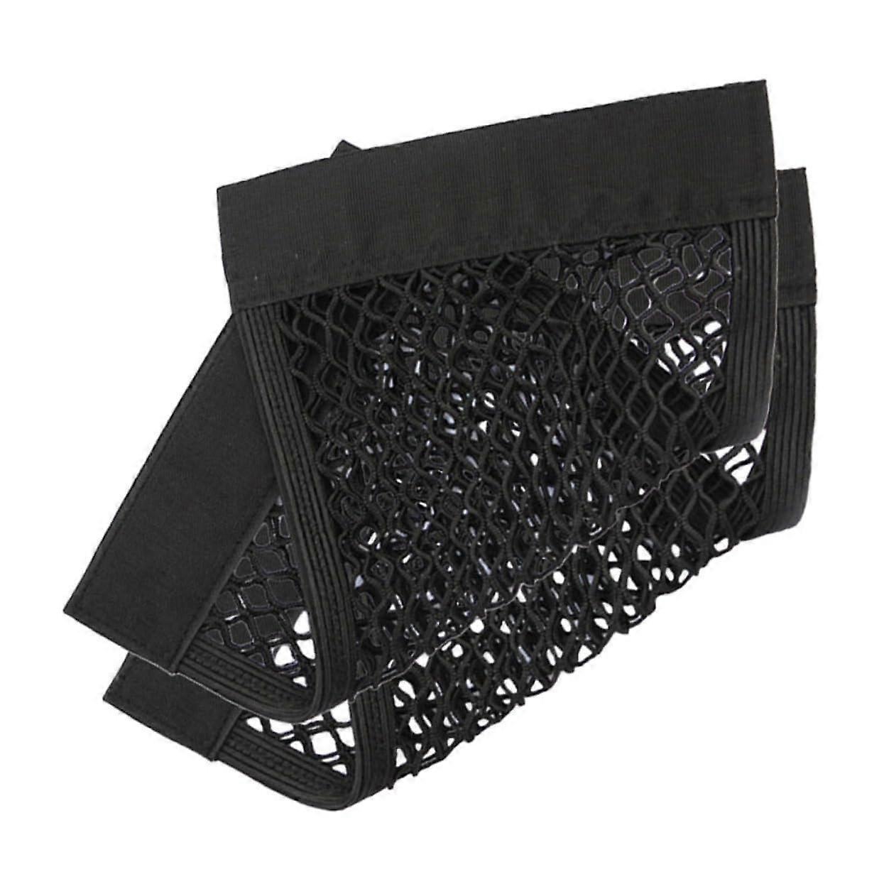 Pack of 2 Truck Boot Organiser with Double Layer Mesh Luggage Net, Small Boot Organiser for Truck Boot Storage and Pickup Truck Accessories