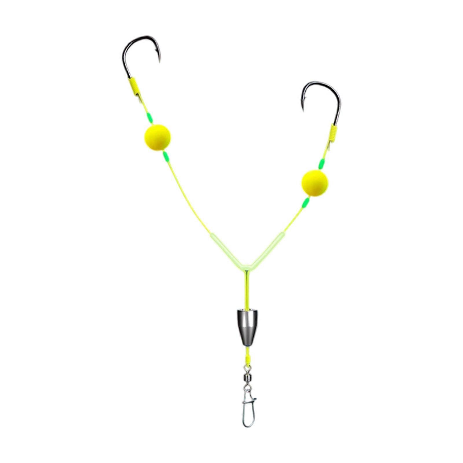 Double Reverse Hook With Anti Sink Technology And Dynamic Buoyance For Enhances Fishing Efficiency In Saltwater Multicolor