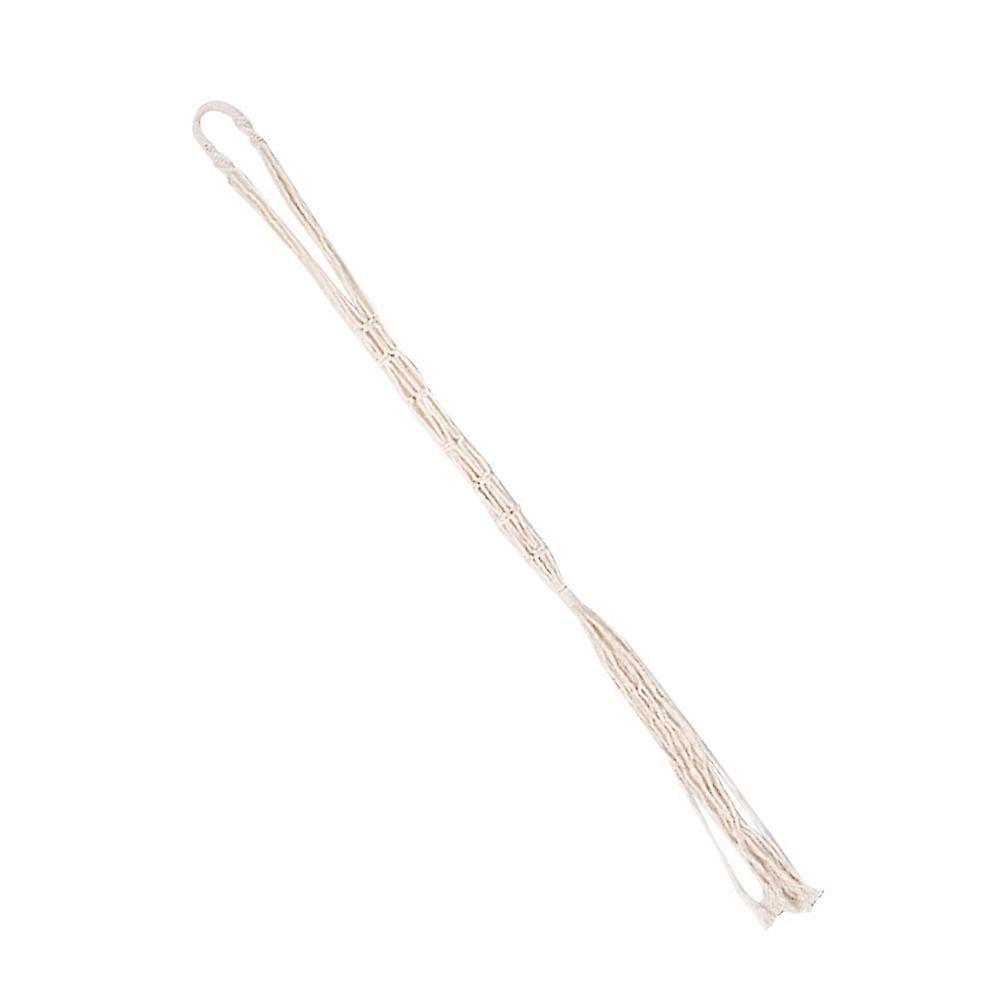 Cotton Thread Vegetable Hanging Bag for Home Use Beige Color with Ventilation Design 70 Characters