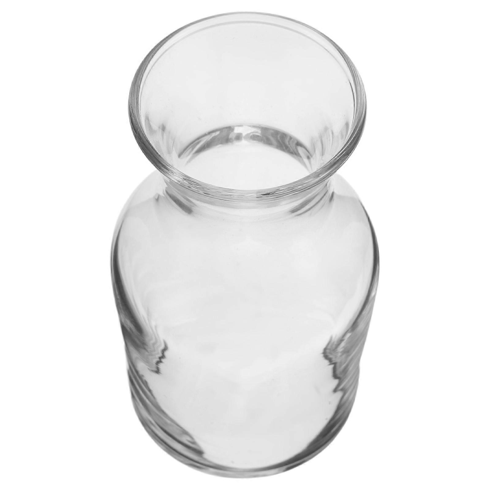 Wine Carafe Small Transparent Glass Mini Wine Serving Carafe Easy Pour and Clean Single Serve Decanter for Home Use 1Set