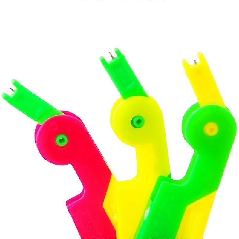 3pcs Automatic Needle Threading Device- Plastic Press and Thread Device Pack of 3- Tailoring and Sewing Kit Tool- Self Needle Threading Tools