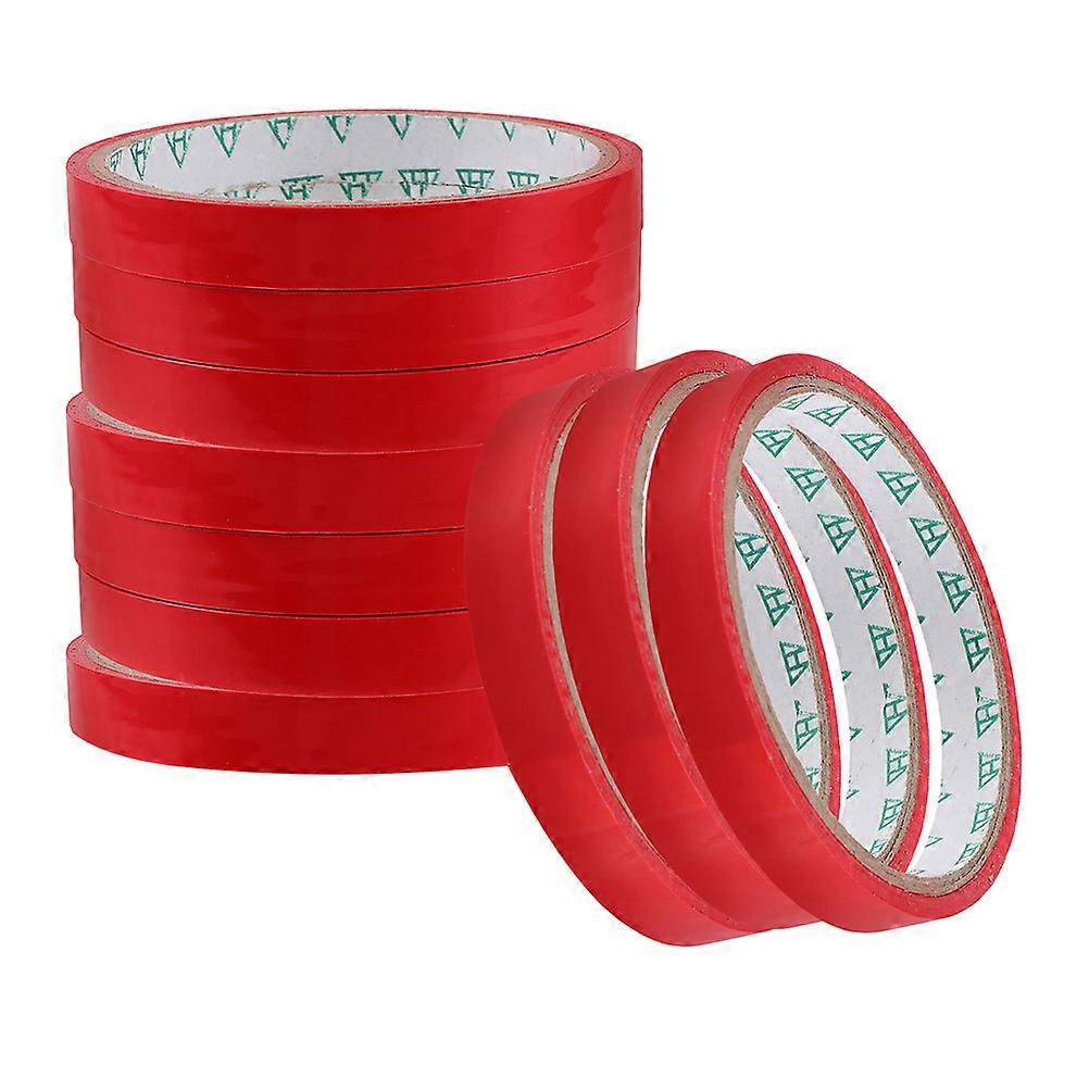 Bag Sealing Tape Wear Resistant Strong Adhesion Multi-Function Tying Packaging Tape For Supermarket Tying Machines Food Packaging 10 Rolls