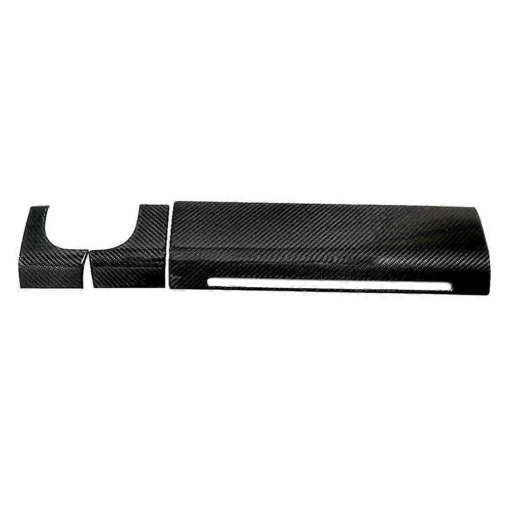 Dry Carbon Fiber Center Console Copilot Storage Panel Trim for Ford F150 21-24 Dashboard Cover Interior Accessories LHD