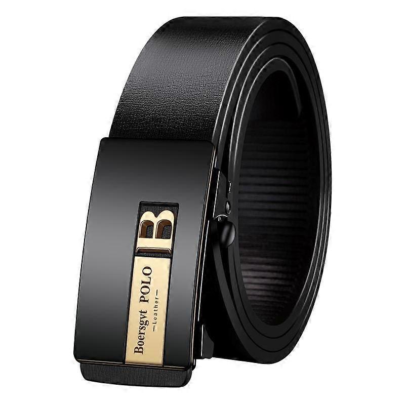 Men's belts men's belts leather fashion, business, leisure, advanced sense, automatic gift deduction.
