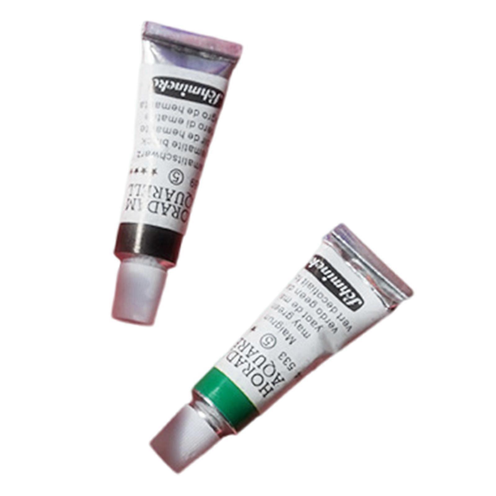 2PCS Colorful Artist Hair Clip Watercolor Pigment Hair Decoration For Art Classes Exhibitions and Back to School Day  Random color