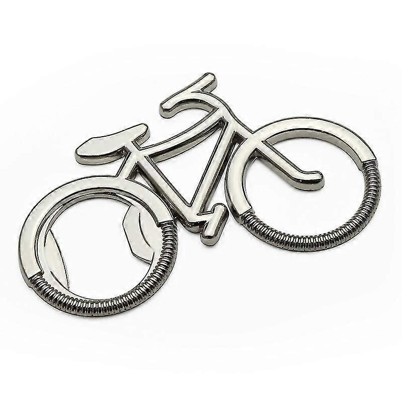 1 Pc Bicycle Bottle Opener,Bicycle Shaped Beer Bottle Opener Keychain,Beer Bottle Opener Keychain for Hipsters and Bicycle Lovers