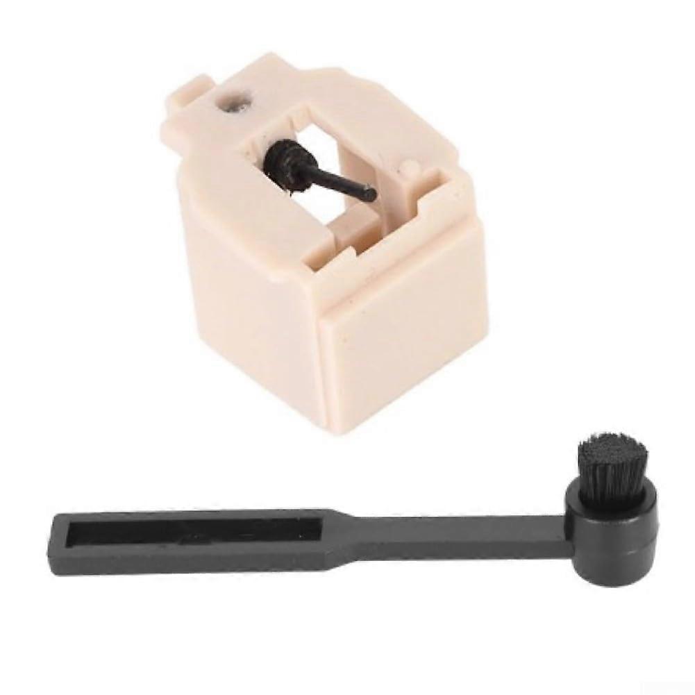 Replacement Needle for Turntables with Stylus Cleaning Brush, Compatible with AT Series, High-Quality Audio Performance