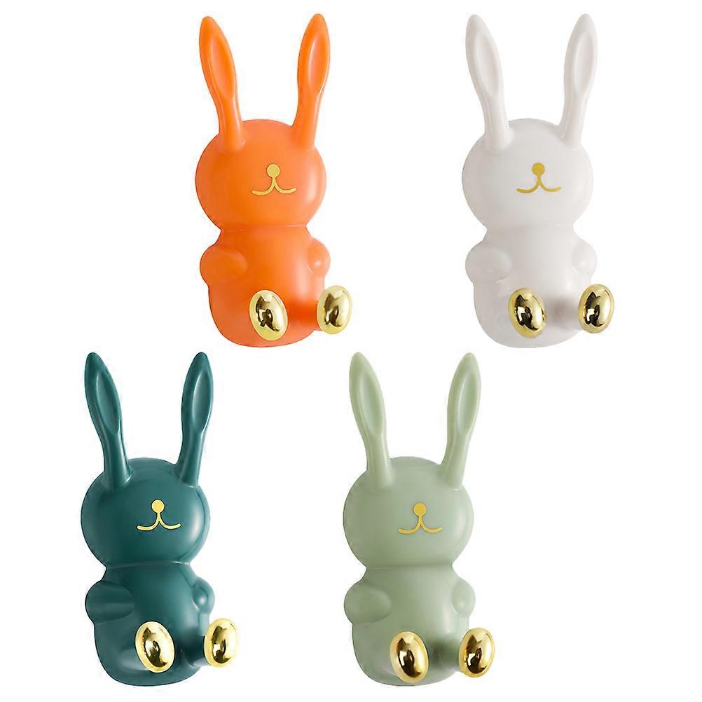 4pcs Decorative Hooks Wall Mounted Coat Hooks Room Bags Purses Hanging Hooks