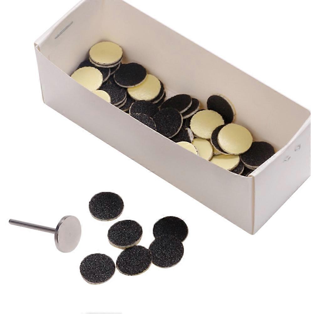 Assorted Color Sanding Discs for Electric Foot Grinder Pedicure Tool with Self-Adhesive Back 1 Set