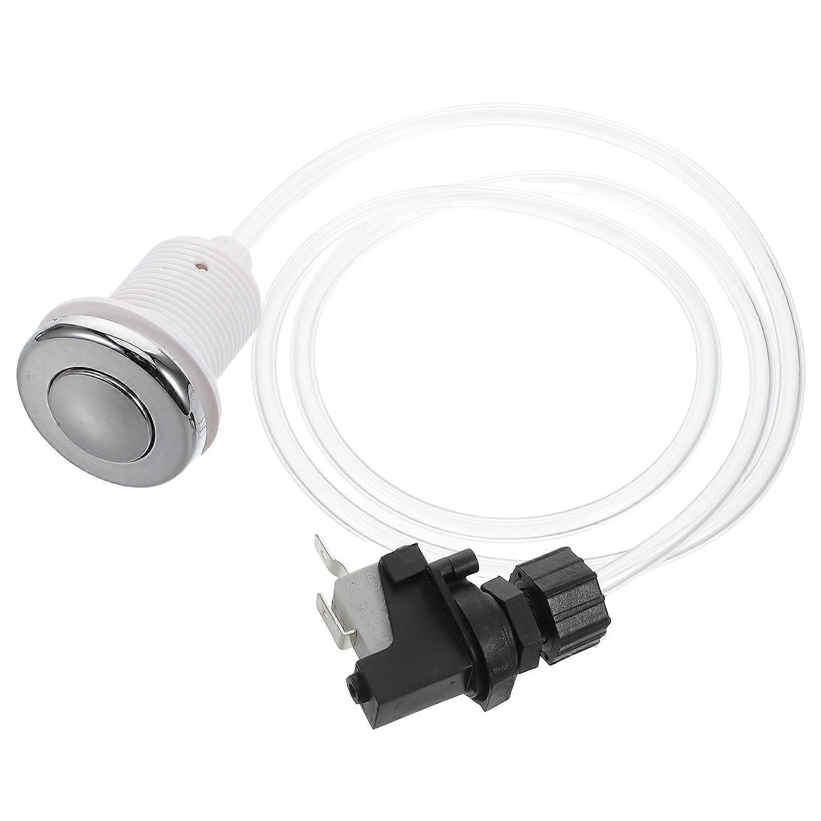Air Switch Button for Garbage Disposal with Micro Switch Convenience and Sturdy Plastic Metal Construction Multi Use