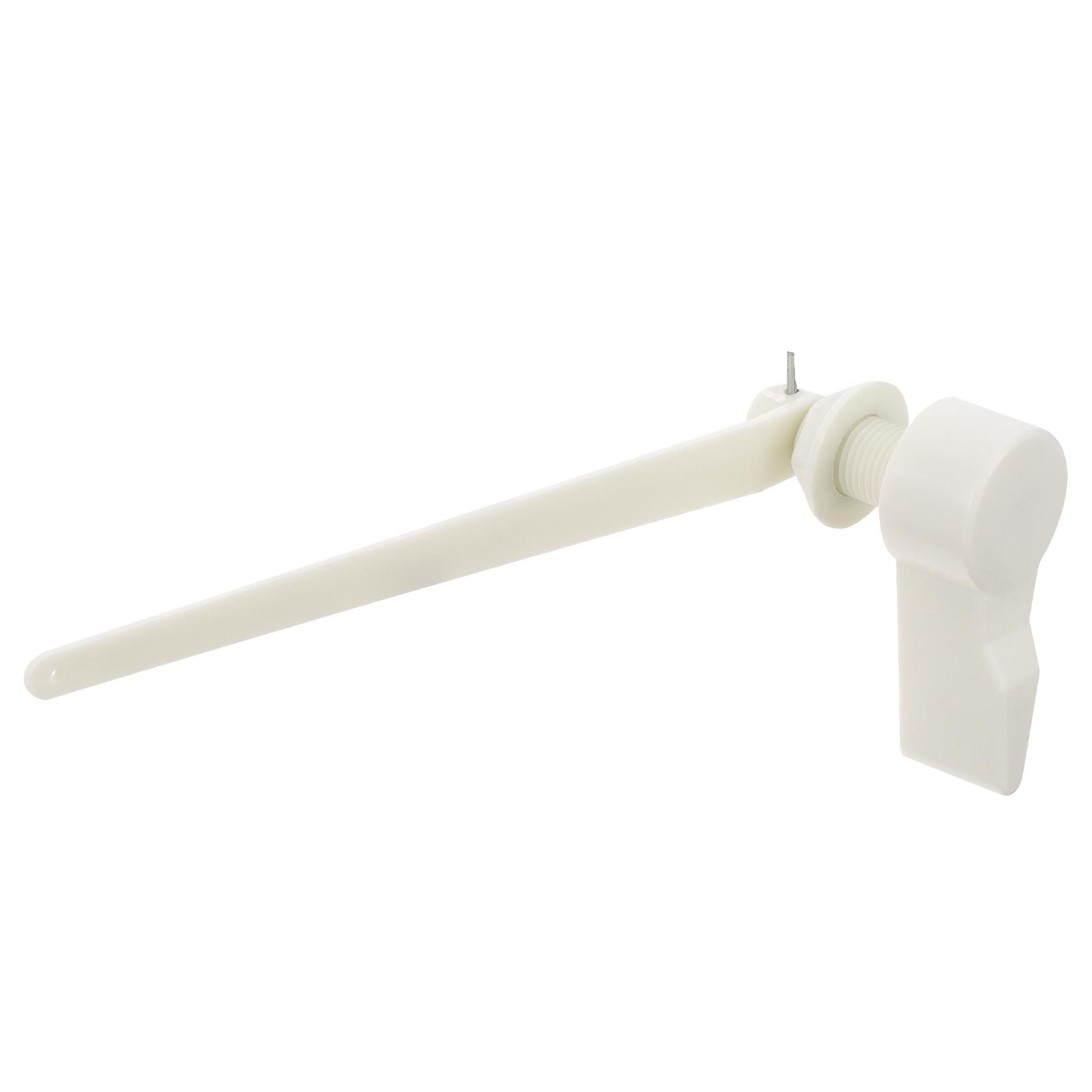 Durable Plastic Toilet Tank Handle Replacement – Front Mount Cistern Flush Lever, Easy Install Accessory for Home, Hotel & Bathroom Use