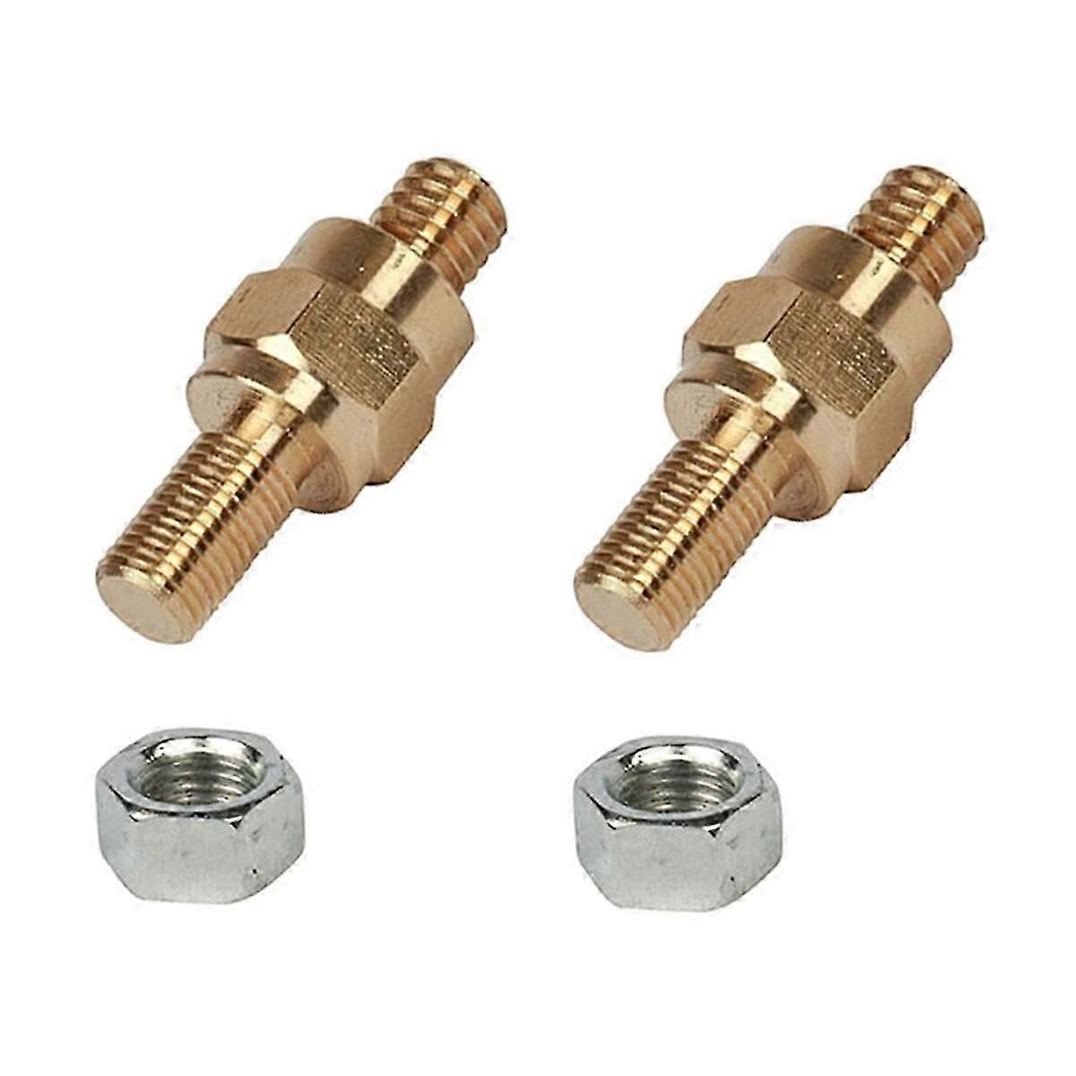 2pcs Parafuso de Cobre de Bateria de Montagem Lateral 3/8 Parafuso de Terminal de Bateria de Poste Lateral 3/8 polegadas-16 -- 3/8 polegadas-24