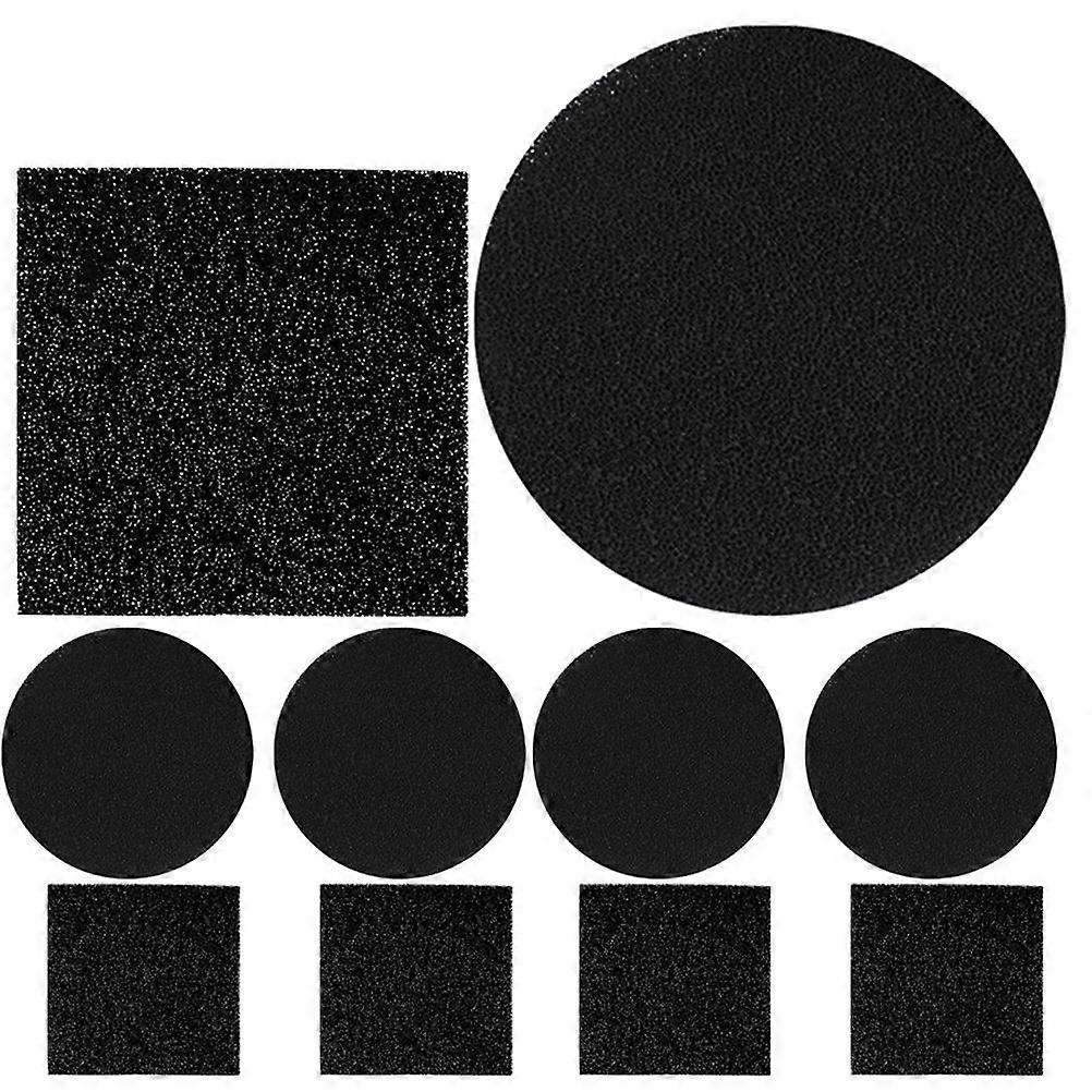 Cat Litter Purifier Filter Replacement For Ideal For Odor Control In Black 10Pcs