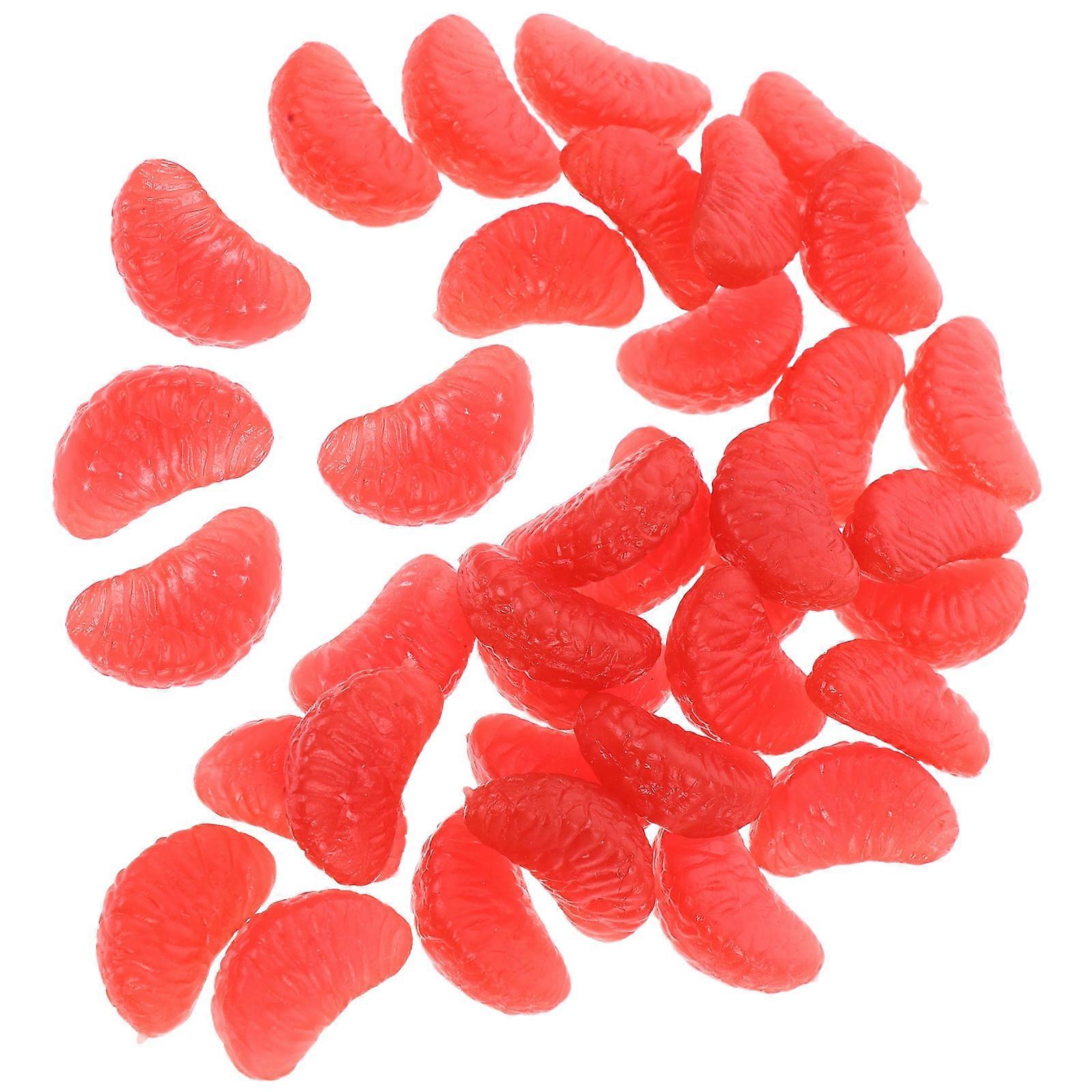 Fake Orange Slices 32Pcs Perfect For Doll House Accessories Creative Craft Projects And Decoration