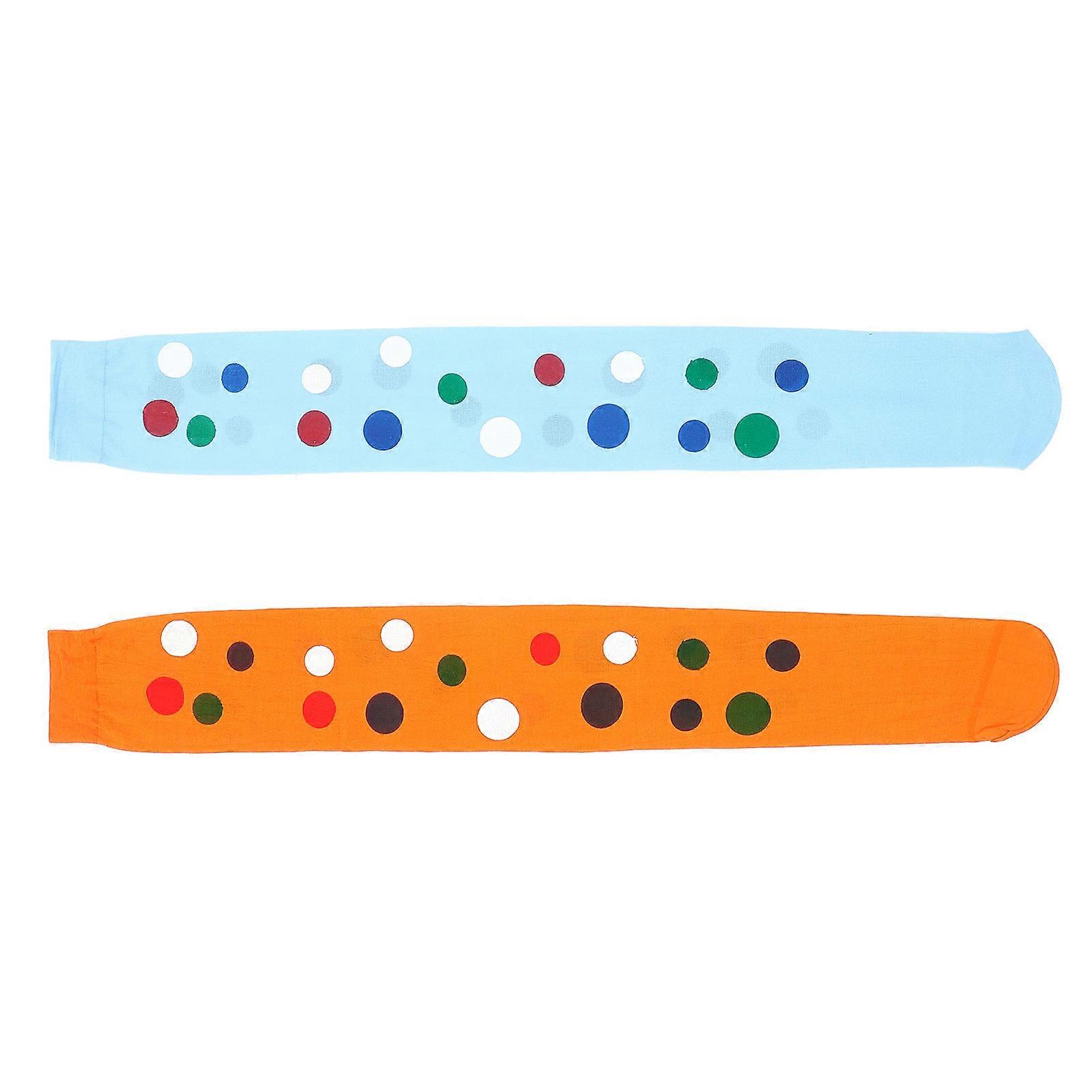 Small Clown Socks for Cosplay with Dots 1Pair Over-Knee