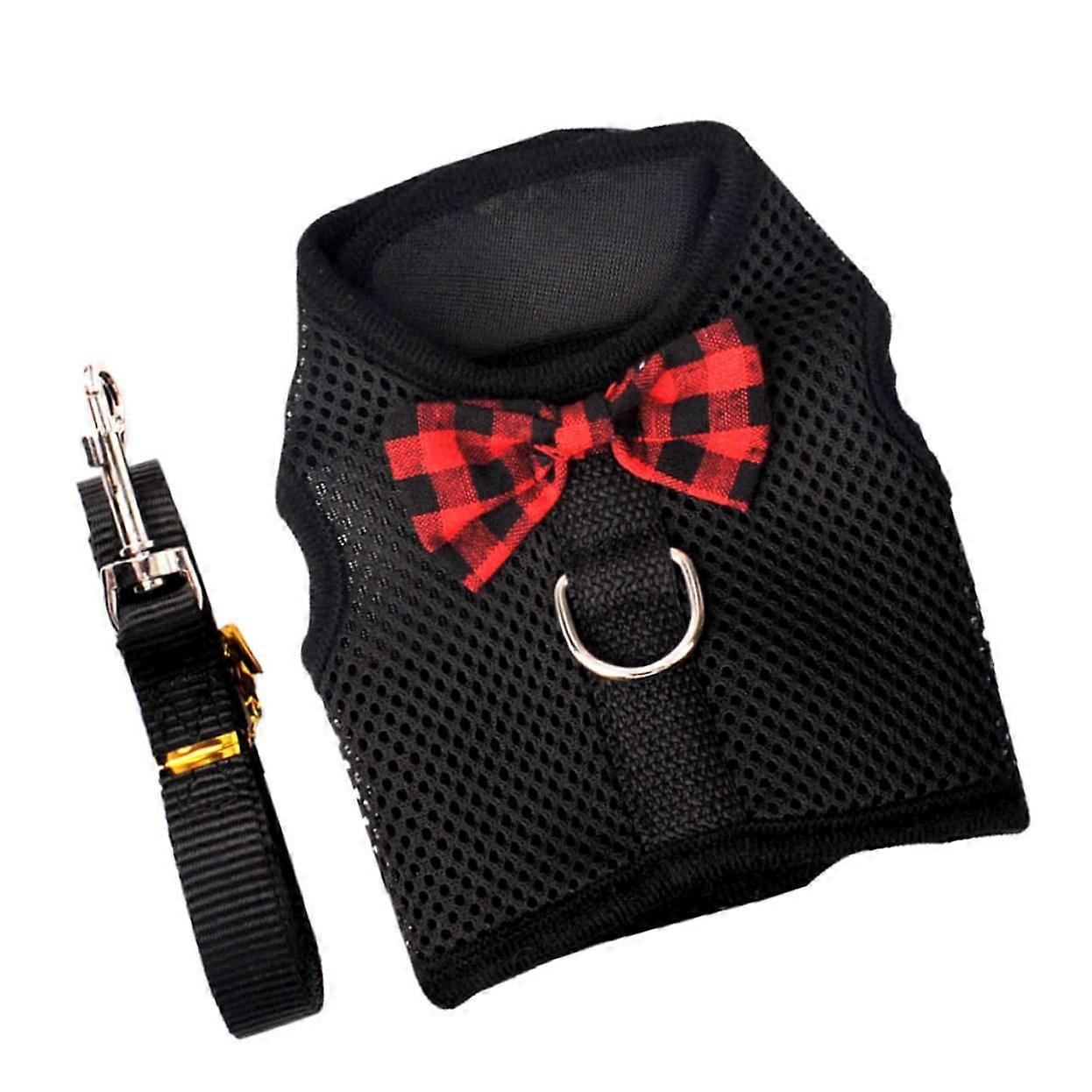 Breathable Adjustable Pet Mesh Harness with Chest Strap for Small Pets Like Rabbits, Guinea Pigs, and Squirrels, Lightweight and Durable