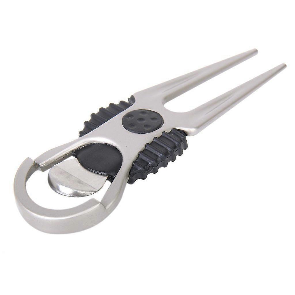 2 Pieces Silver Golf Player Club Golf Divot Tool with Marking Tool Ref: 4497