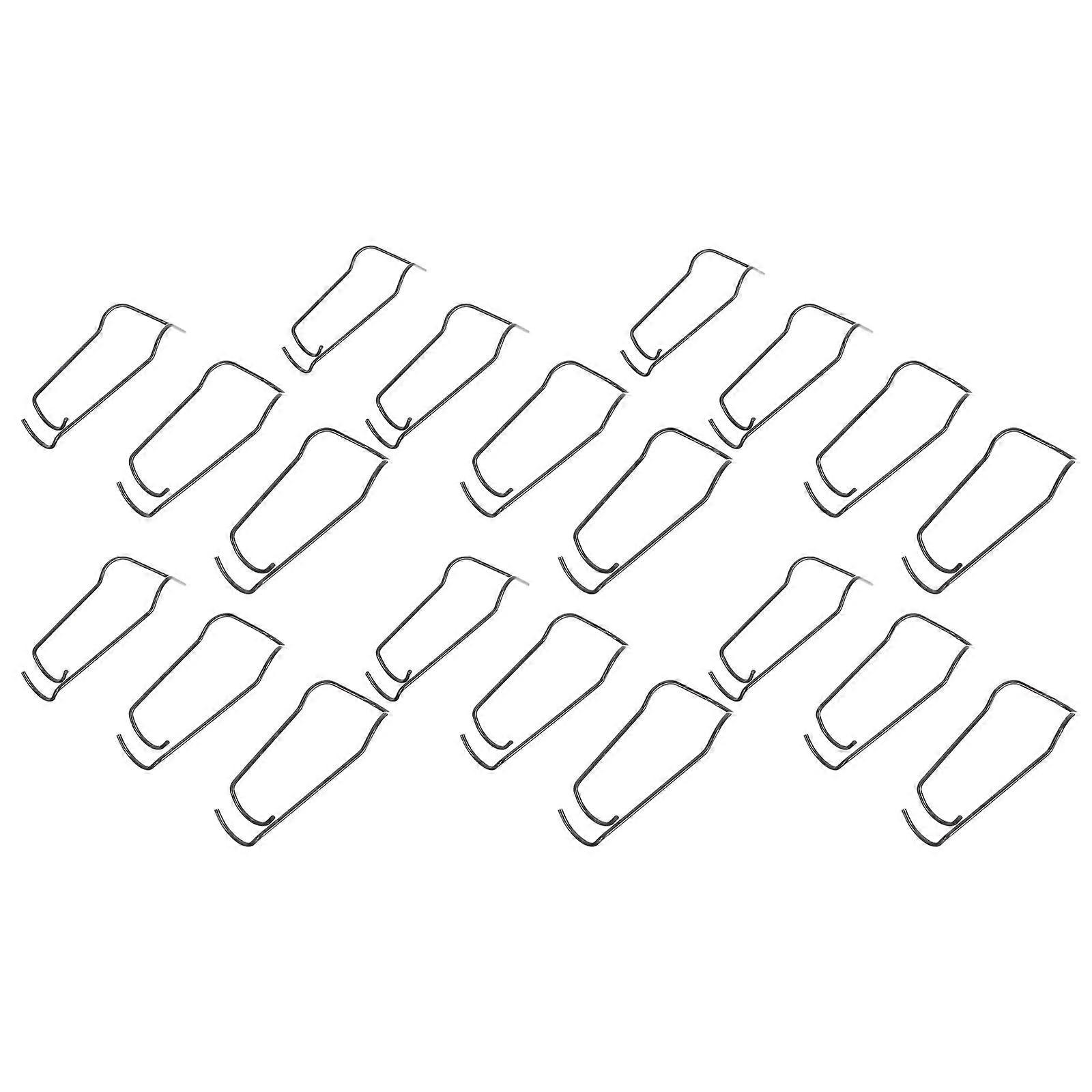 Square Metal Fixing Buckle For Garden Assembly With Polished Surface Ideal For Plant Cultivation 20Pack