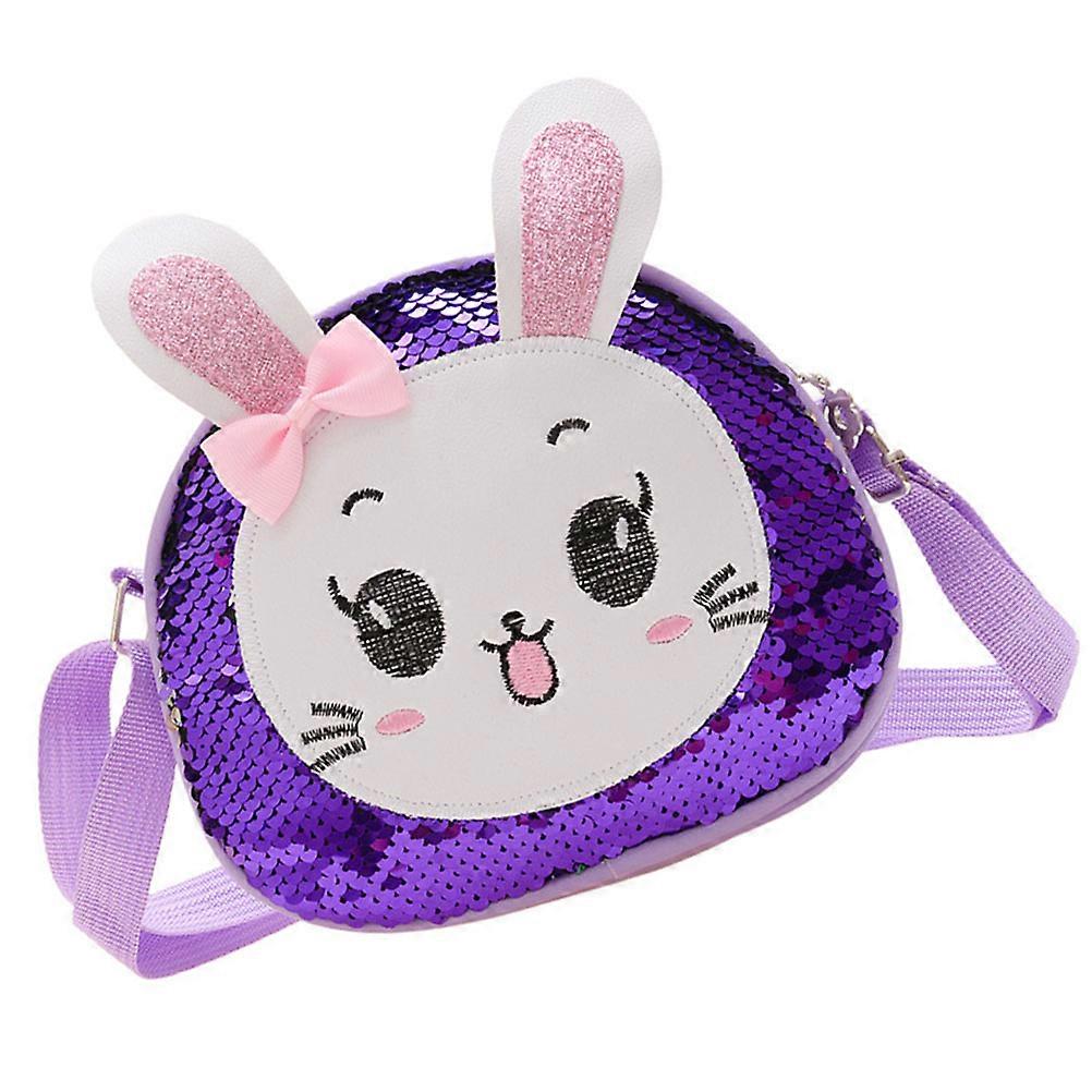 Sparkly Rabbit Shoulder Bag Crossbody Pouch Durable Storage for Daily Use Shopping Leisure Activities