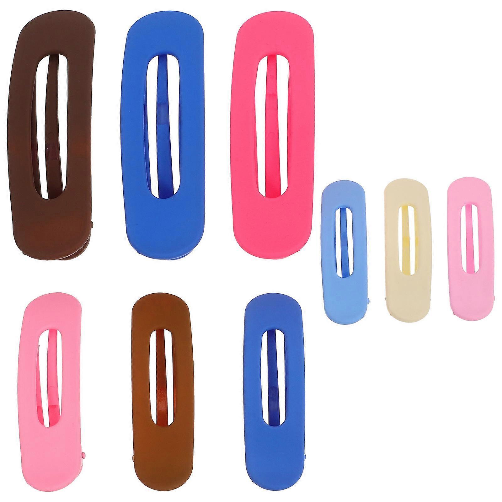 9pcs Hair Clips for Styling Non Slip Flat Clips