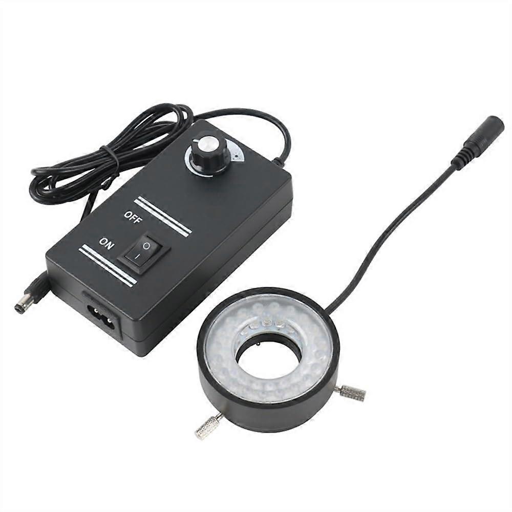 Laboratory Microscope Accessories 40 LED Ring Light Adjustable Stereo Microscope Lamp 28mm Thread Mount 46mm Connection Size