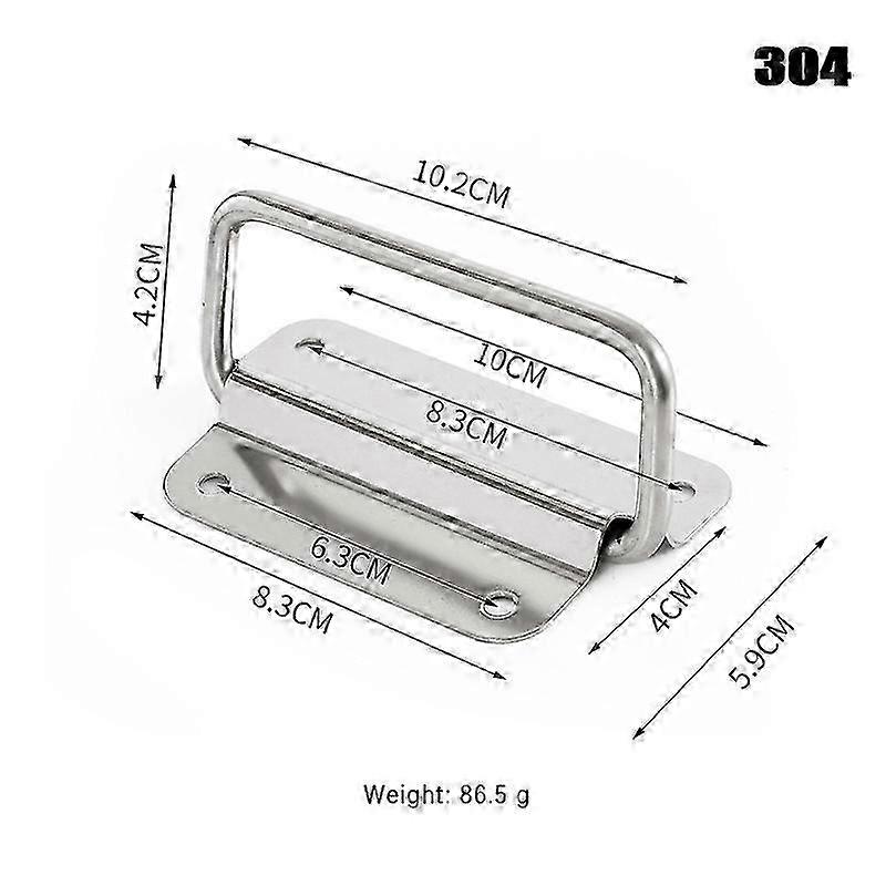 Cabinet Flight Case Solid Furniture Hardware Folding Handle For Tool Box Stainless Steel Drawer Wardrobe Easy Install 2025