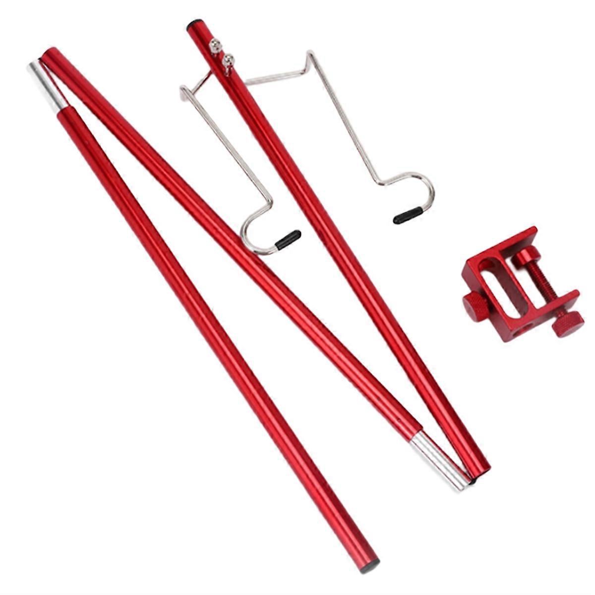 Portable Camping Lantern Stand Detachable Aluminum Alloy Light Hanger Lamp Holder for Outdoor Hikin
