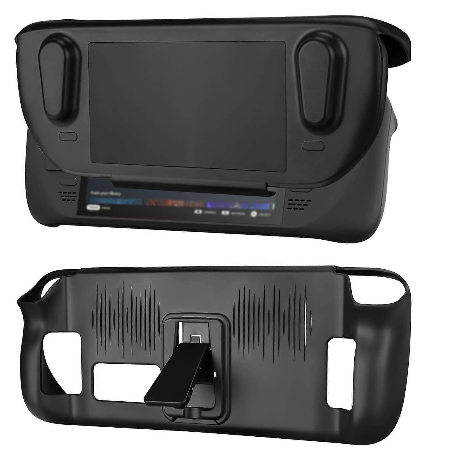 Steam Deck Case TPU With Kickstand, Non-Slip And Scratch-Resistant, Compatible With Valve Steam Deck