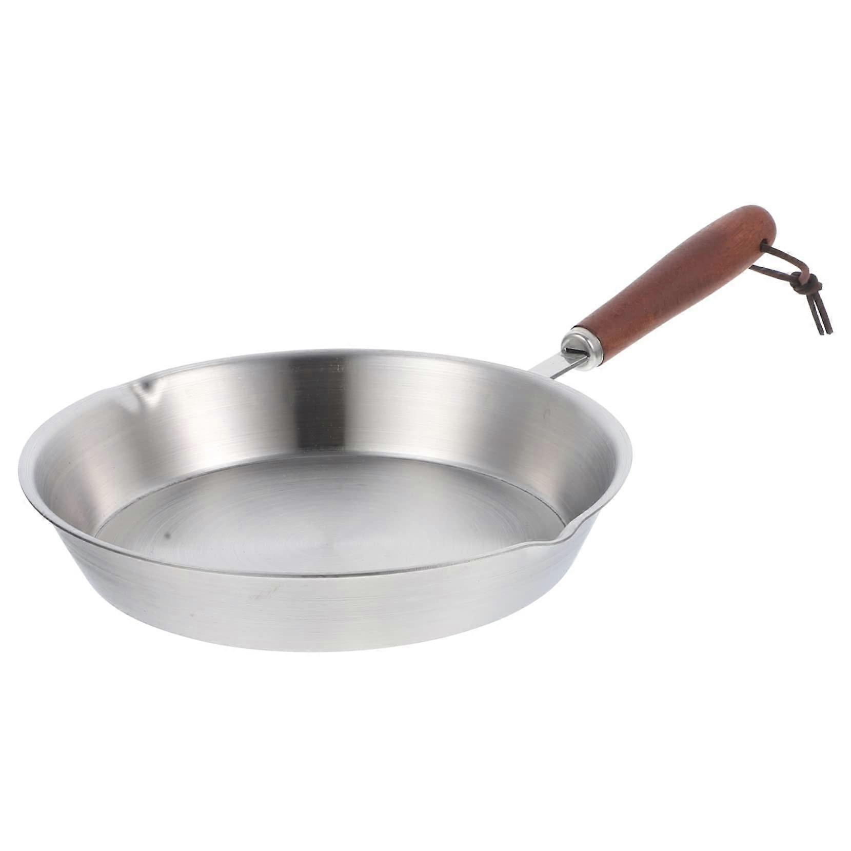 Stainless Steel Frying Pan Non Stick Skillet for Eggs and Breakfast Cooking Sturdy Design Safe Scalding Handle Multi Use Frying Pan for Home