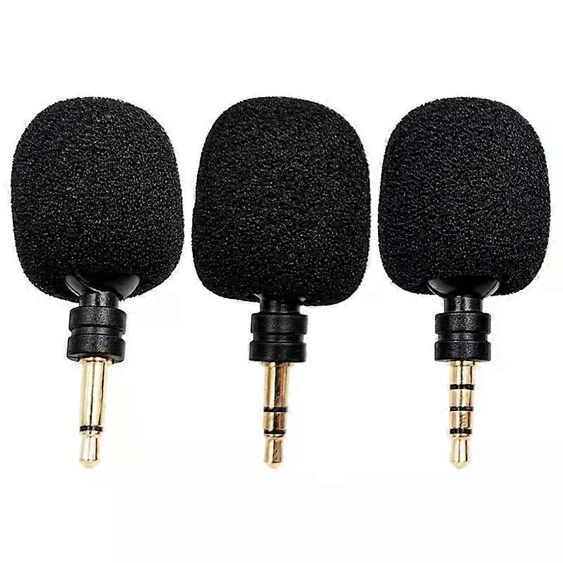 DX62 Portable Mini Microphone Mic 35mm Aux Mono / Stereo / 4 Pole Metal Capacitance Microphone for Mobile Phone Computer