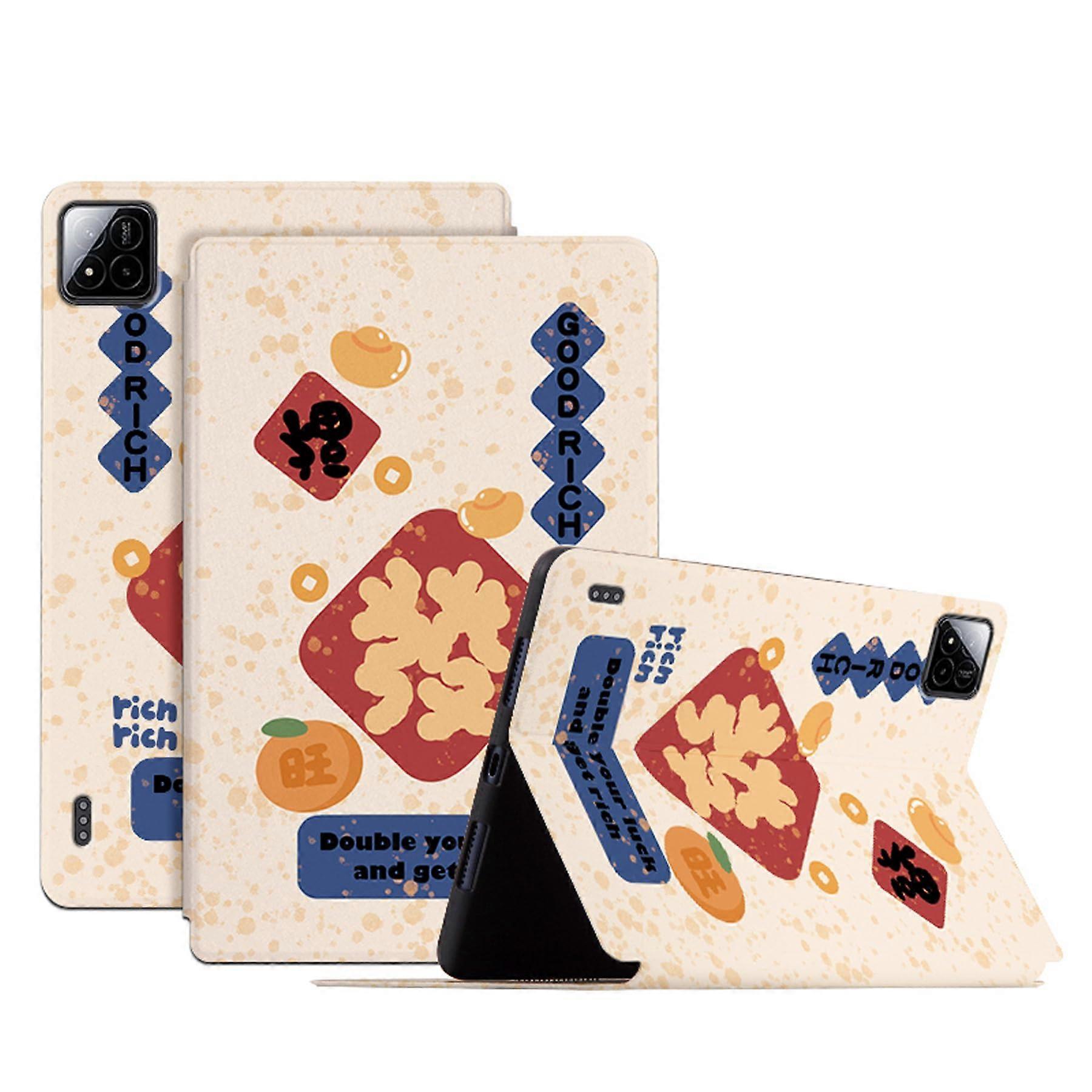 Case for Xiaomi Pad 7/Pad 7 Pro 11.2 Inch PU Leather Flip Stand Cover with Auto Sleep Wake Function Pattern 05