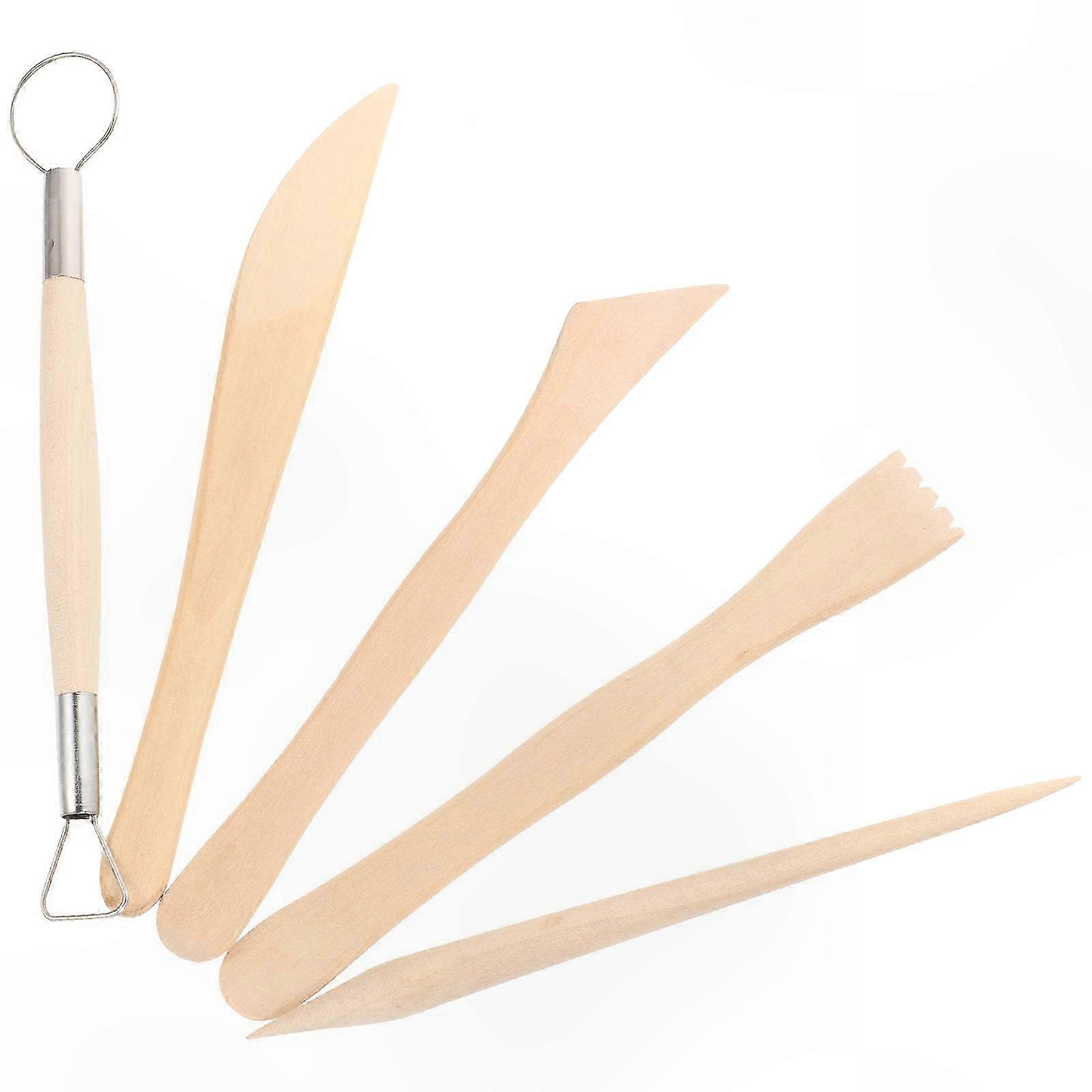 2 Sets of Artistic Clay Modeling Tools for Kids and Beginners