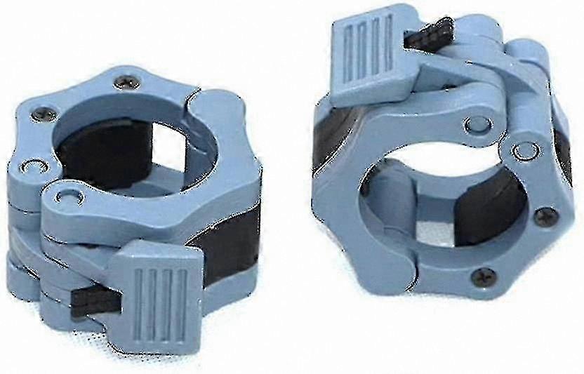 Colliers à écrou hexagonal pour barres d’haltères (2pcs, gris)