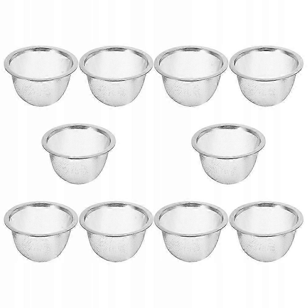 10pcs Stainless Steel Tea Infusers Fine Tea