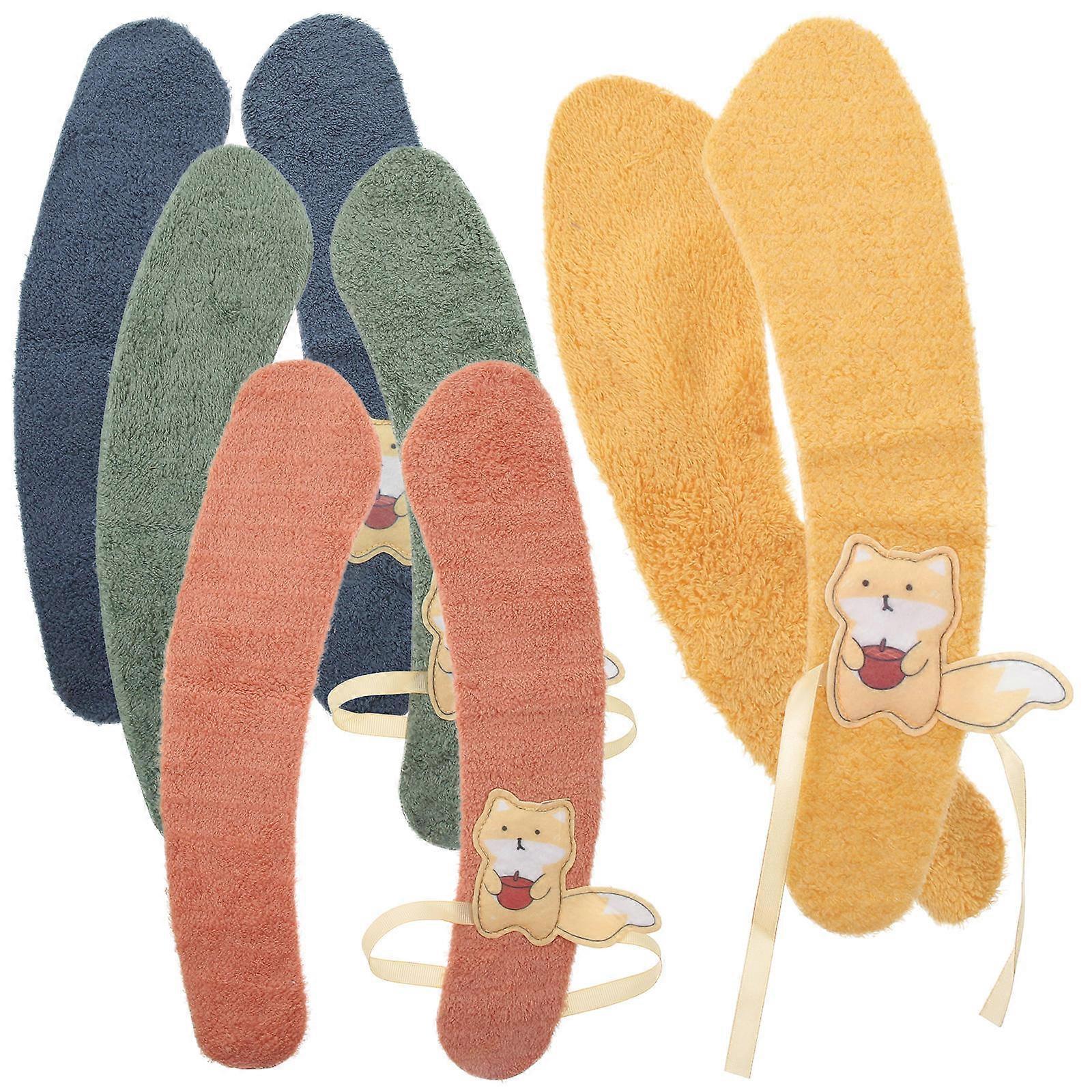 4 Pairs Washable Fuzzy Toilet Seat Covers with Self Adhesive Thick Soft Cushions for Bathroom Use, Quick Dry Reusable Cuttable Pads in Yellow Green