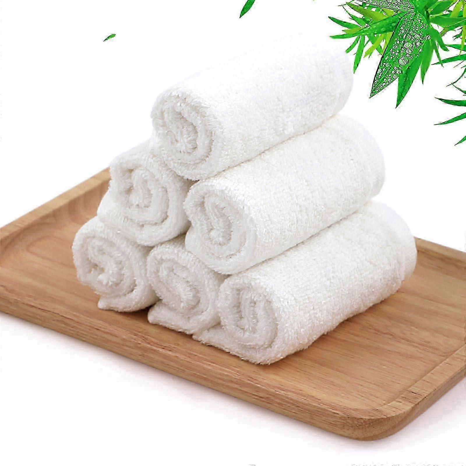 Paquet de 6 torchons super doux pour le nettoyage de la cuisine, torchons absorbants de 10 x 14 pouces pour la vaisselle et l’utilisation domestique