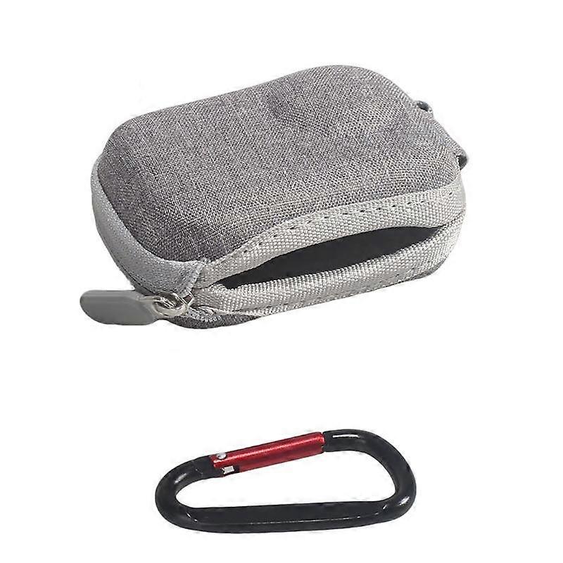 For Insta360 GO Ultra Carrying Case Shockproof EVA Portable Travel Storage Bag With Carabiner Clip Carrying Case Gray