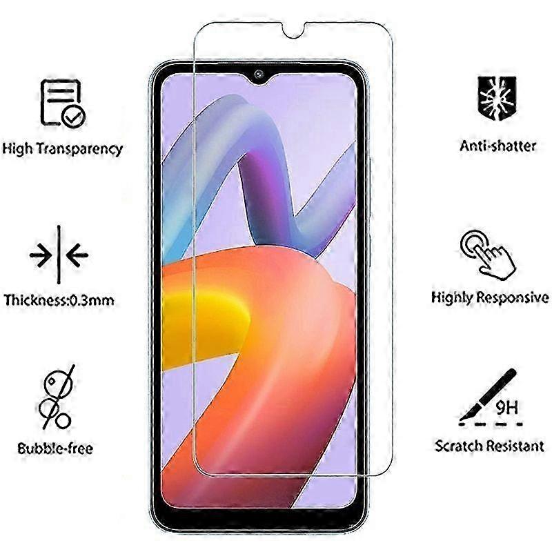 4Pcs Tempered Glass For Redmi A1 Plus Screen Protector