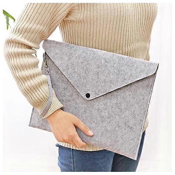 2-pack Light Gray File Folder, Bag, Portfolio for A4 Envelope