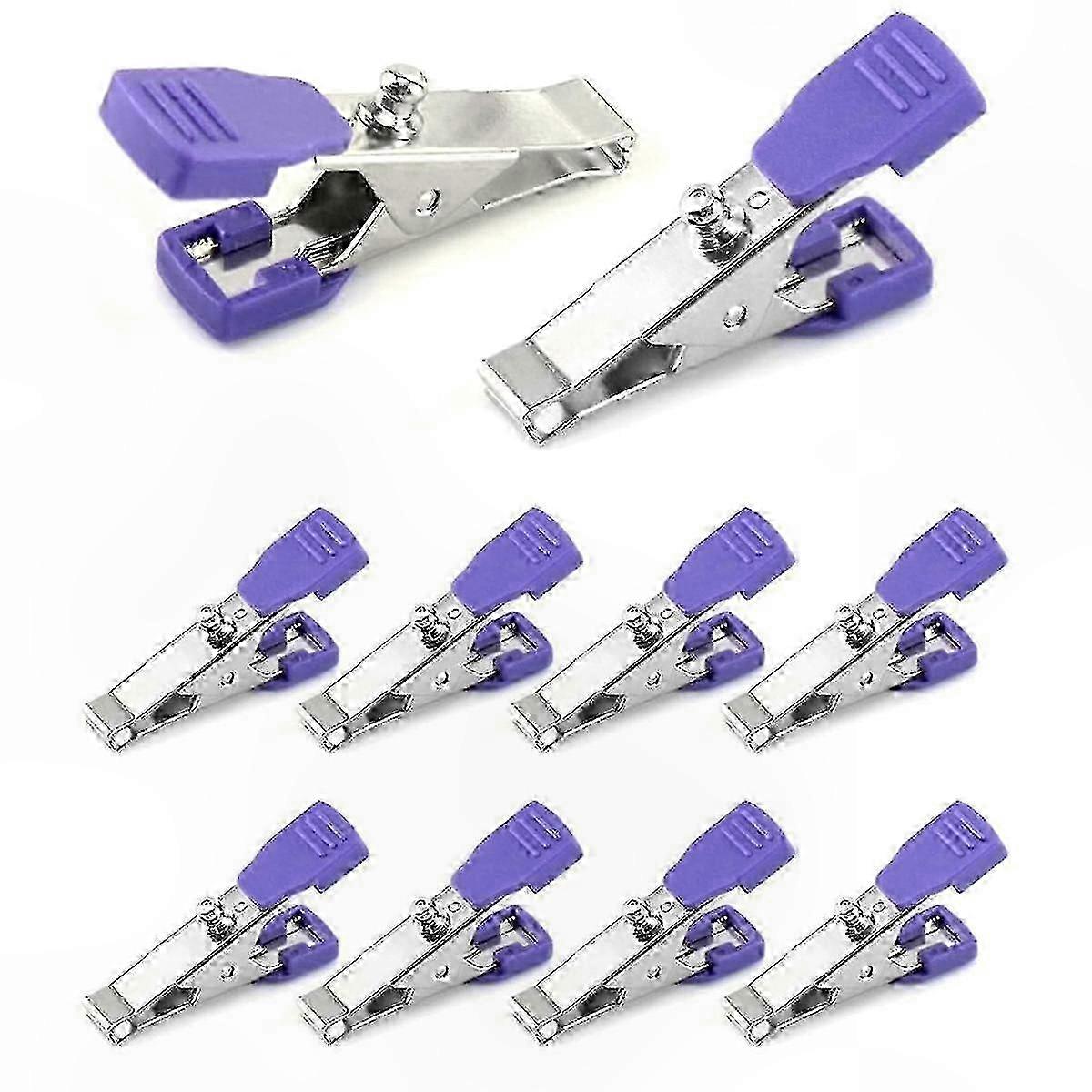 10-Pack ECG/EKG Limb Clips, Multi-Function Adapter Clamps for Accurate Veterinary Electrode Readings
