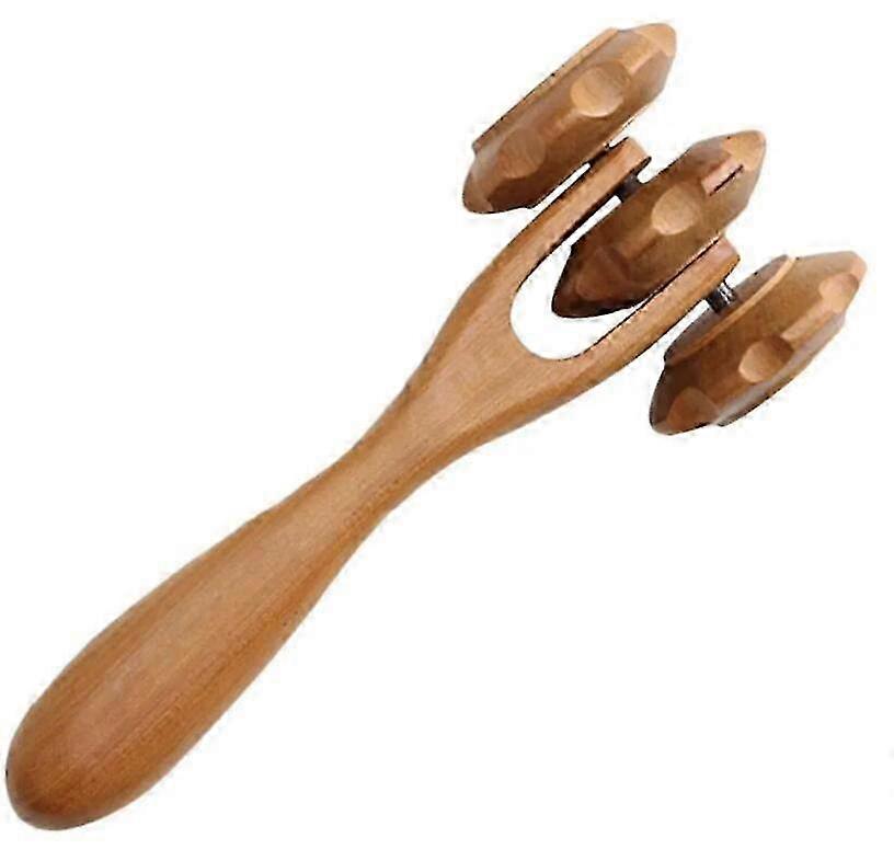 Masseur à trois rouleaux à main