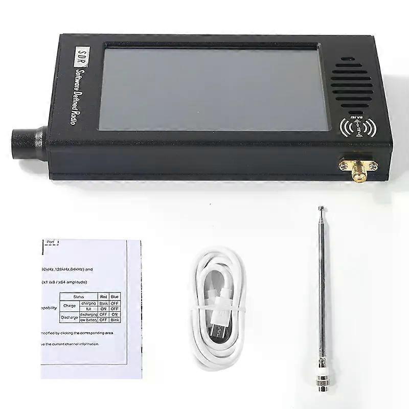 SDR Radio Receiver DSP Digital Demodulation CW/AM/SSB/FM/WFM with 43 IPS LCD