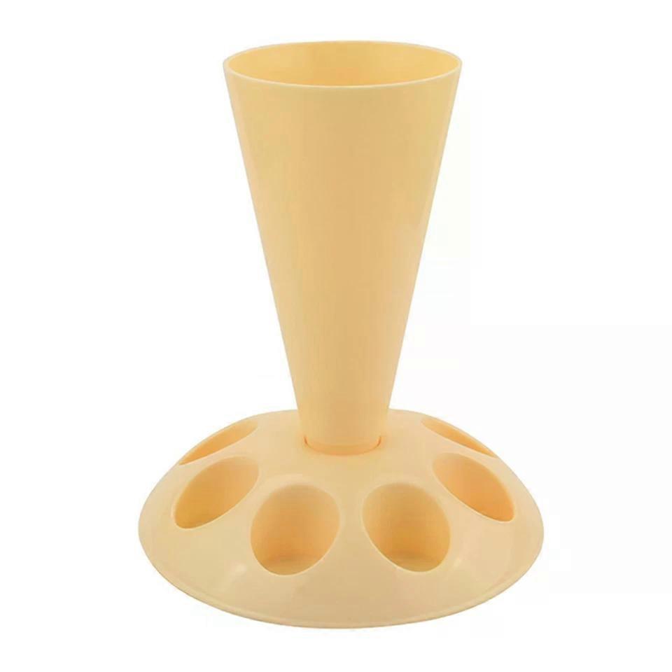 Pastry Bag Stand, 8 Icing Tips Holder Slots, ABS Plastic Baking Accessories with Stable Base