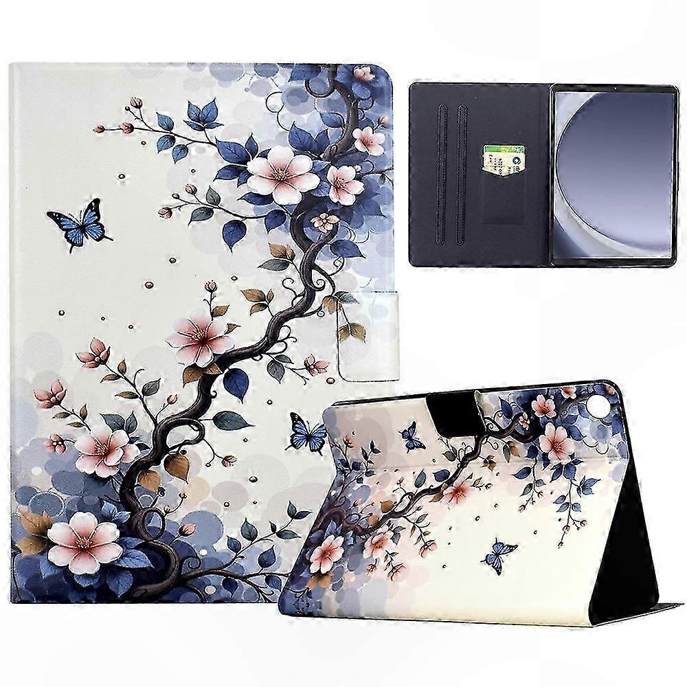 Pattern Printed Stand Case for 10.4 Inch Tablet with Auto Wake Sleep Function - Leather Cover Compatible with Multiple Models