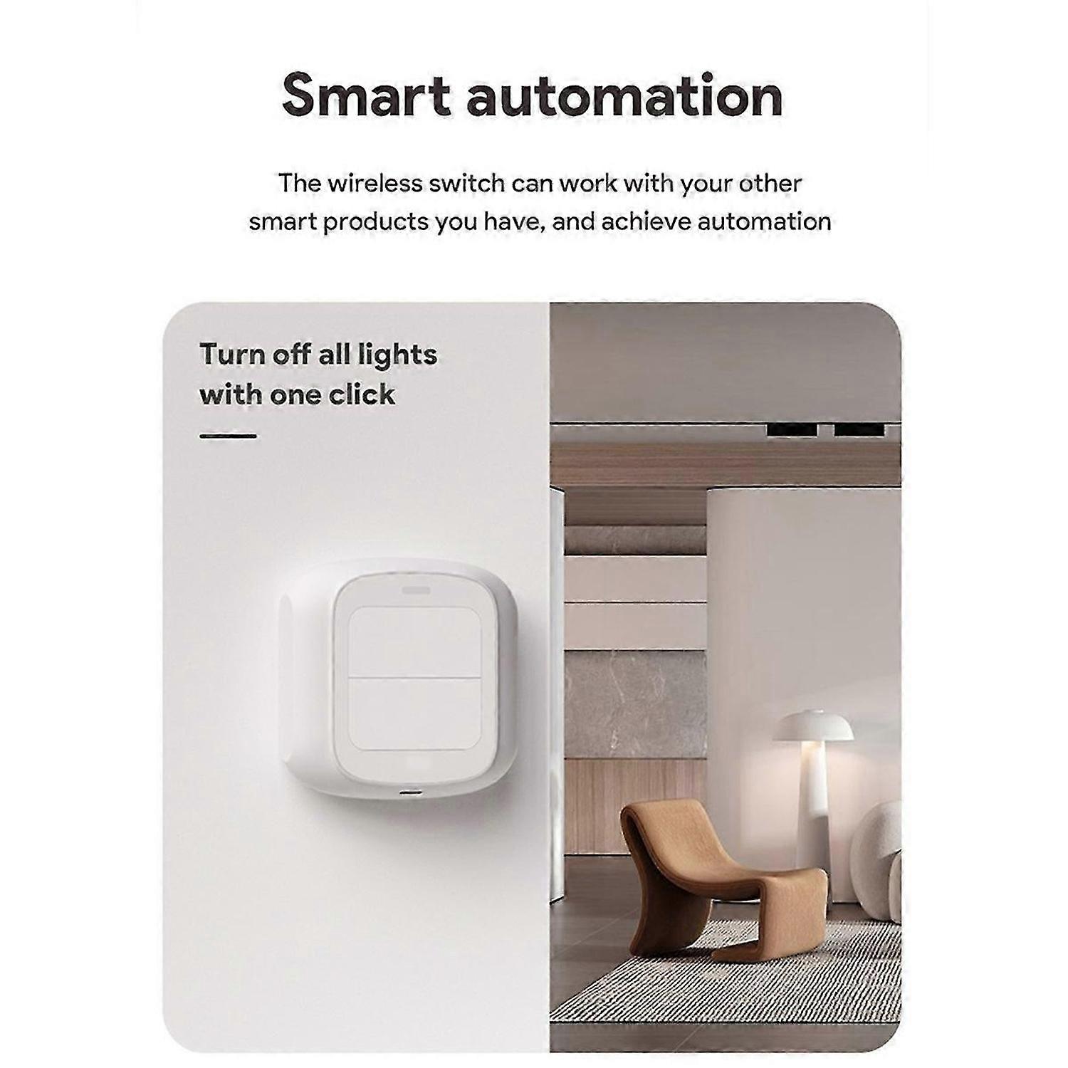 Wireless Smart Switch Double Mini Smart Button Switch